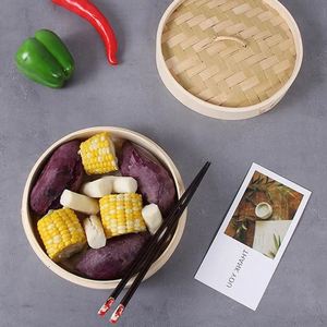 Petits pains farcis au bambou cuits à la vapeur, cuiseur pour cuire le poulet, petites boulettes, meilleur cuiseur de 12 pouces - Product Image 3