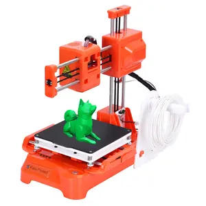 새로운 아이 미니 데스크탑 3D 인쇄 기계 100x100x100mm 인쇄 크기 초보자 가정 교육 하나의 키 인쇄 3D 프린터