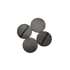 Imanes de disco de ferrita multipolar de gran potencia Imán de ferrita redondo Disco de imán de ferrita duro de 20mm 24x3mm marcado con una línea - Product Image 1