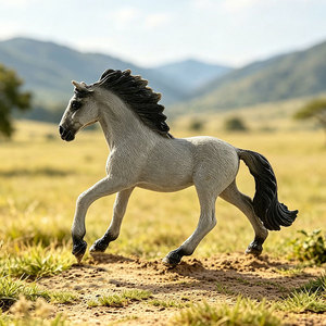 Modellino di Animale Selvatico per Simulazione Transfrontaliera: Cavallo Selvatico, Stallione Andaluso, Trakehner, Yenke Breed - Giocattolo in PVC <span class=keywords><strong>da</strong></span> Assemblare, Modello di Cavallo <span class=keywords><strong>da</strong></span> Riproduzione - Product Image 4