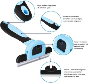 Desbrozadora de pelo para perros largos o cortos, herramienta de aseo para mascotas, nueva versión 2023 - Product Image 4
