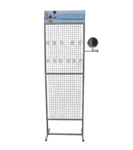 High Quality Low Price Metal Wire Grid Wall Display Stand For Hanging Items