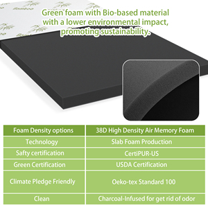 Cama de invitados portátil de espuma viscoelástica de aire de base biológica verde de alta densidad diseño tradicional colchón plegable Tppter para dormitorio híbrido - Product Image 6