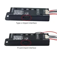 Controlador de Tiras LED a Todo Color Programable por Software Lededit T-1KS-BLE para Teléfono Móvil, Mini Controlador de 1024 Píxeles por Canal
