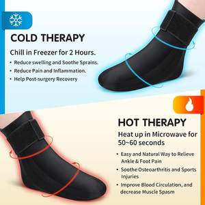 New Products Ideas Trending Reusable Gel Cold and Hot Therapy Cooling Sock Ankle <strong>Foot</strong> <strong>Ice</strong> <strong>Pack</strong> Wrap - Product Image 5
