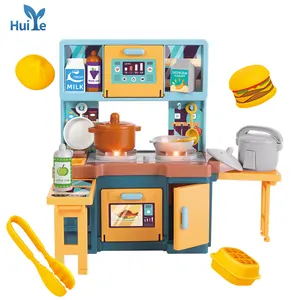 Детские игрушки Huiye, кухонный набор для ролевых игр, имитация кухни, Детские кулинарные игрушки, кухонный набор, игрушка для детей