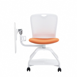 Sedia da Formazione Mobile Moderna con Tavoletta <span class=keywords><strong>Scrittoio</strong></span> - Sedia da Studio Regolabile per Aula, Sala Conferenze, Arredamento Scolastico - Product Image 2