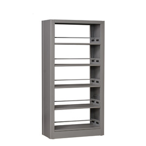 Libreria Professionale in <span class=keywords><strong>Metallo</strong></span> a 5 Livelli Regolabili, Scaffale in Acciaio per Scuola, Biblioteca, Camera da Letto e Ufficio - Product Image 1