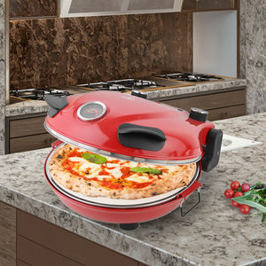 Fabricant de pizza électrique de fer portatif automatique de ménage avec la casserole de rotation manuelle de minuterie - Product Image 2