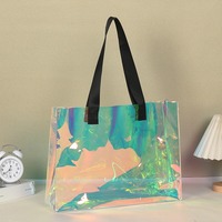 Sacs fourre-tout transparents personnalisés de haute qualité, grand volume, avec logo, vente en gros