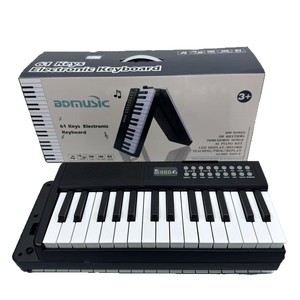 Teclado electrónico portátil de 61 teclas con 200 tonos y ritmos para principiantes, para practicar en casa. - Product Image 1