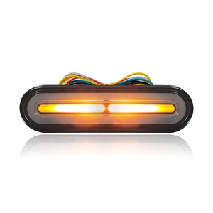 Feux de Conduite Moto 12-30V 3-en-1 : Feux Arrière LED, Feux Stop et Clignotants Séquentiels pour Camions, Semi-remorques et Remorques de Transport - Product Image 1