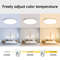 Monté en Surface Ronde Pour Salon Tri-Proof Lampe Étanche Pour Chambre Led Plafonniers/Led Lumière/Led Plafonnier