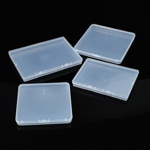 Transparent Square Plastic Storage Box With Lid PP Material Eco Friendly Jewelry Fishing Gear Soap Flower Packaging Container - Product Image 2