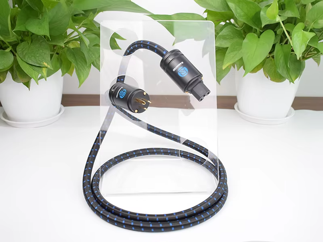 Gold Plated HIFI Audio Power Cord Combination Shielding CE FCC RoHS for US/AU Standard for DVD Player High-End