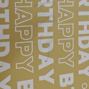 Envoltorio de regalo personalizado de 80g para fiesta de cumpleaños, 0,43x3m, para embalaje de cajas de cosméticos, papel de regalo - Product Image 1