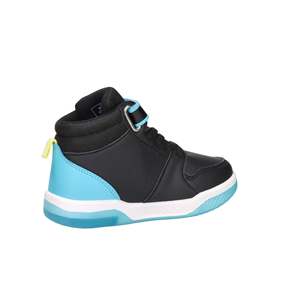 Sneakers Sonic per bambini, nere e blu, alte, con stampa del personaggio, per ragazzi, modello chunky. - Product Image 5
