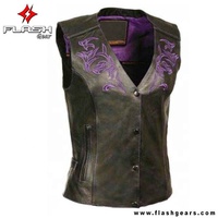 Nouvelle mode - Gilet de motard pour homme en cuir de haute qualité, respirant, coupe-vent, grande taille, style heavy metal rocker