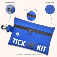 Trousse de premiers soins pour animaux de compagnie personnalisée, imperméable, trousse de secours pour chat et chien, trousse de premiers soins médicale pour animaux de compagnie pour les promenades, la randonnée, le camping, la voiture et la maison