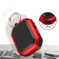 Casing Earphone Nirkabel 2-in-1 PC/TPU Grosir untuk 1/2/3/Pro/Pro2 - Anti Benturan 100% Pas Desain Kustom Permukaan Bertekstur