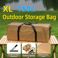 Sac de rangement de camping extérieur en polyester Oxford 600D imperméable et résistant aux déchirures pour table pliante, chaises, équipement de tente