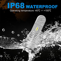 Mini phares LED H7 pour VW Passat Golf 7 Polo Audi A4 B8 B6 A3 8P Q7 Mazda 5 3 BK CX7 Lampe blanche H7 CSP Feux de voiture
