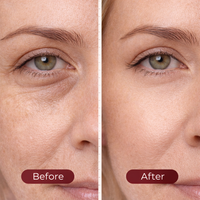 Crème tenseur instantanée pour les yeux avec applicateur - Sérum anti-âge, anti-poches et anti-cernes pour le contour des yeux