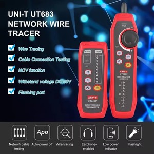 UNI-T UT683KIT Tracker Intelligent pour Câbles Réseau, Détecteur de Ligne RJ45 avec Indicateur NCV - Product Image 1