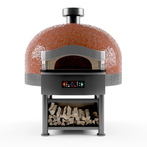 Oven Pizza Italia Kayu / Gas Oven Pizza Komersial Peralatan Panggang - Product Image 2