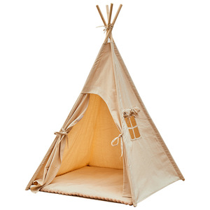 <span class=keywords><strong>Tipi</strong></span> <span class=keywords><strong>tente</strong></span> pour enfants jouer jouet tentes avec étoiles lumières pour filles et garçons pliable grand bambin intérieur tentes décor de chambre - Product Image 6