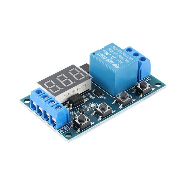 ZOPRO HW-521B/1 5V Relay Delay Timer Module-Dual MOS Control Board with Adjustable Cycle Timing & Trigger Circuit for Automation