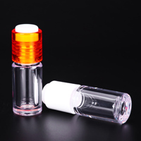 Flacon de 5 ml + 1 g personnalisable 2-en-1 pour ingrédients lyophilisés en poudre, idéal pour mélange liquide et poudre, emballage cosmétique