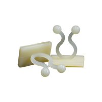 Support de câble auto-adhésif en caoutchouc anti-vibration pour garniture de porte intérieure et console – Serre-câble auto-adhésif