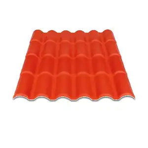 Bardeaux en caoutchouc ASA PVC pour toiture Tuiles en résine synthétique Matières plastiques