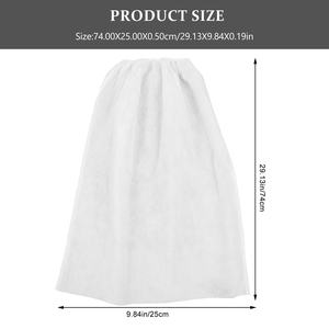 Disposable Bath Skirt 10 Piece Nonwoven Beauty Salon <strong>Gown</strong> <strong>Lady</strong> SPA <strong>Towels</strong> for Spa Beauty - Product Image 4
