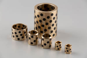 Высокопроизводительный Бронзовый самосмазывающийся втулка со встроенным графитом для тяжелых условий эксплуатации - Product Image 2