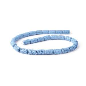 Cuenta de piedra de <span class=keywords><strong>lava</strong></span> Natural colorida de 15*8mm, piedra de roca volcánica de cilindro largo, accesorios de joyería hechos a mano <span class=keywords><strong>DIY</strong></span> - Product Image 6