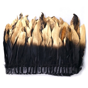 Bán buôn 15-20cm Lông Ngỗng Vàng nhuộm mô hình phun sơn cho quần áo lễ hội biểu diễn - Product Image 4