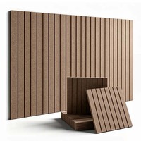 Organizzatore da Parete per Studio, Personalizzabile, Design Nordico Puro con Texture a Righe Verticali, Bacheca Rettangolare in Feltro