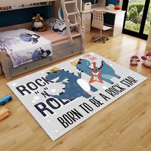 <span class=keywords><strong>Tapis</strong></span> de jeu pour garçon, motif forêt et dinosaures, en polyester, pour la maison, les pique-niques et le camping - Technique touffetée - Product Image 3