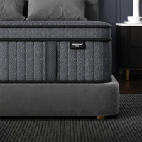 Matelas pleine grandeur OEM/ODM en mousse à mémoire de forme gel, ressorts ensachés individuels, écologique, doux, respirant, fermeté moyenne pour chambre à coucher