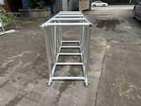 Truss carré en aluminium avec système de fixation par tige pour écran LED, éclairage DJ, suspension de matériel sonore, installation de concerts et expositions