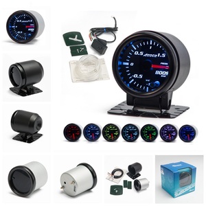 ADDCO VOITURE <span class=keywords><strong>AUTO</strong></span> 12V 52MM/2 "7 COULEURS UNIVERSEL VOITURE <span class=keywords><strong>AUTO</strong></span> AIR CARBURANT RAPPORT JAUGE MÈTRE LED AVEC SUPPORT <span class=keywords><strong>AD</strong></span>-GA52AIRF - Product Image 2