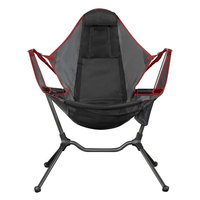 Chaise longue pliante moderne en métal durable pour l'extérieur, confortable pour le camping, la plage et le parc – Mobilier d'extérieur