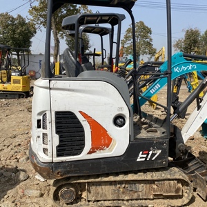 Bobcat 1.7ton Mini Escavadeira E17 Segunda Mão Escavadeira Hidráulica em Boas Condições Preço Barato - Product Image 4
