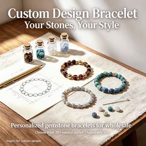 Pulsera de cuentas de piedra natural de 8 mm con diseño de planetas <span class=keywords><strong>del</strong></span> sistema solar, joyería de moda personalizada, Guardianes <span class=keywords><strong>del</strong></span> Sistema Solar, pulsera curativa de la Tierra y el Sol. - Product Image 6