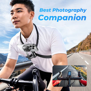 LISEN çok fonksiyonlu manyetik boyun telefon tutucu 720 ° ayarlanabilir spor kamera aksesuarları SmartPhone GoPro kameralar için - Product Image 3