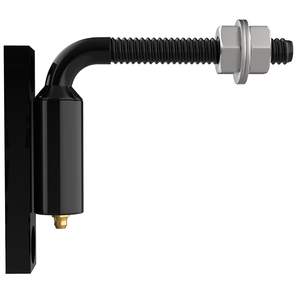 Haute qualité échantillon gratuit roulement à billes noir mat baril assemblage clôture rampe charnières graisse J boulon soudage charnière de porte robuste - Product Image 5