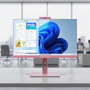 PC All-in-One OEM da 23,8 Pollici con Processore Core I3 I5 I7, Computer Monoblocco per Ufficio e Gaming, SSD, Display LED, DDR3 Dual EU AU - Product Image 1