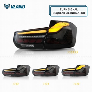 Ensemble <span class=keywords><strong>de</strong></span> feux arrière VLAND OEM rouge clair fumé style GTS OLED pour BMW <span class=keywords><strong>Série</strong></span> 3 F30 F80 LCI 2012-2019 - Product Image 3